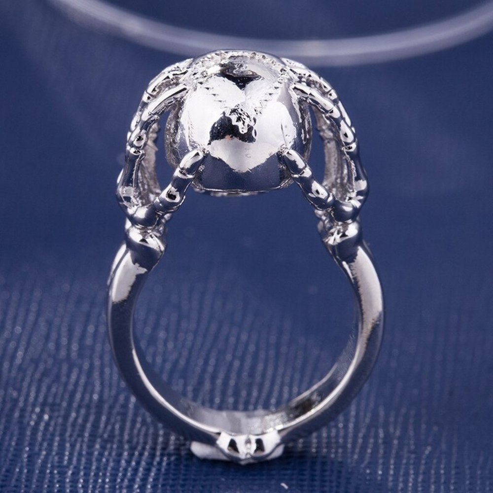 3 for $30 Buy 2 get 1 Free Women Punk Fashion Skull Jewelry Unique Skeleton Ring - Picture 2 of 3